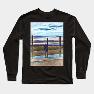 Watching The Sunset At Blakeney Long Sleeve T-Shirt